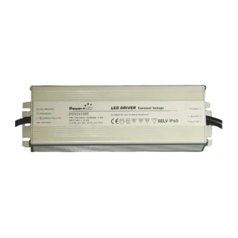 PowerLED IP65 5 Output LED Driver 24V 150W 6.3A Constant Voltage Enclosed AC-DC 