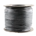 RS PRO 3 Core Power Cable Black 1.5mm² 450/750V CPE Jacket 60°C 100m 773-9045