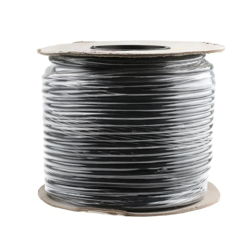 RS PRO 3 Core Power Cable Black 1.5mm² 450/750V CPE Jacket 60°C 100m 773-9045