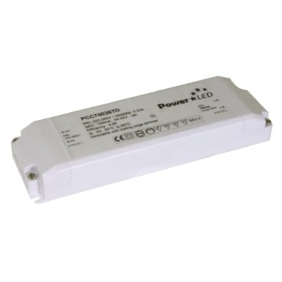 PowerLED Indoor Constant Current 5 Output LED Driver, 24V/52V, 36W, 700mA, IP20, Screw Mount IP20