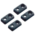 Bopla Polycarbonate Wall Bracket for Use with Bocube Enclosure, Graphite Grey, IP66 IP68 96510004 B WL PC-V0-7024