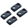 Bopla Polycarbonate Wall Bracket for Use with Bocube Enclosure, Graphite Grey, IP66 IP68 96510004 B WL PC-V0-7024