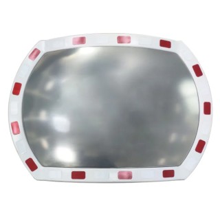 RS PRO Polycarbonate Indoor & Outdoor Rectangular Mirror 400mm Height 600mm Width 773-9720