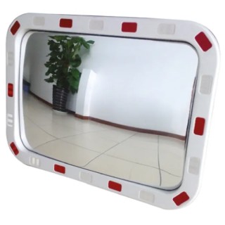 RS PRO Acrylic Indoor Rectangular Mirror 400mm Height 773-9733