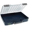 Raaco Adjustable Compartments Blue Polypropylene Polycarbonate Compartment Box 79mm x 413mm x 330mm 136303