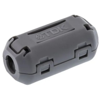 TDK Openable Ferrite Sleeve, Diameter 5 mm, Aperture 12.8 x 11.2 x 25 mm, Suppression Components ZCAT1325-0530A