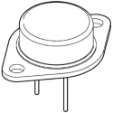 onsemi Power PNP Transistor 30 A, 100 V, 2-Pin TO-204 MJ4502G