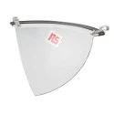RS PRO Acrylic Indoor Mirror Quarter Dome 150mm Height CE Certified 773-9727