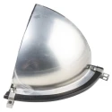RS PRO Acrylic Indoor Mirror Quarter Dome 150mm Height CE Certified 773-9727