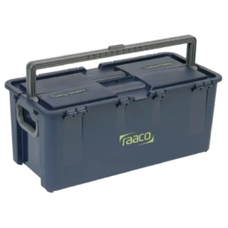 Raaco 4 Drawer Plastic Tool Box with 10 Trays Blue 311mm x 621mm x 311mm 136617
