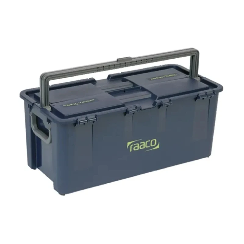 Raaco 4 Drawer Plastic Tool Box with 10 Trays Blue 311mm x 621mm x 311mm 136617