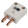 RS PRO Thermocouple Connector for Use with Type CU Thermocouple IEC RoHS Compliant Standard 774-3776