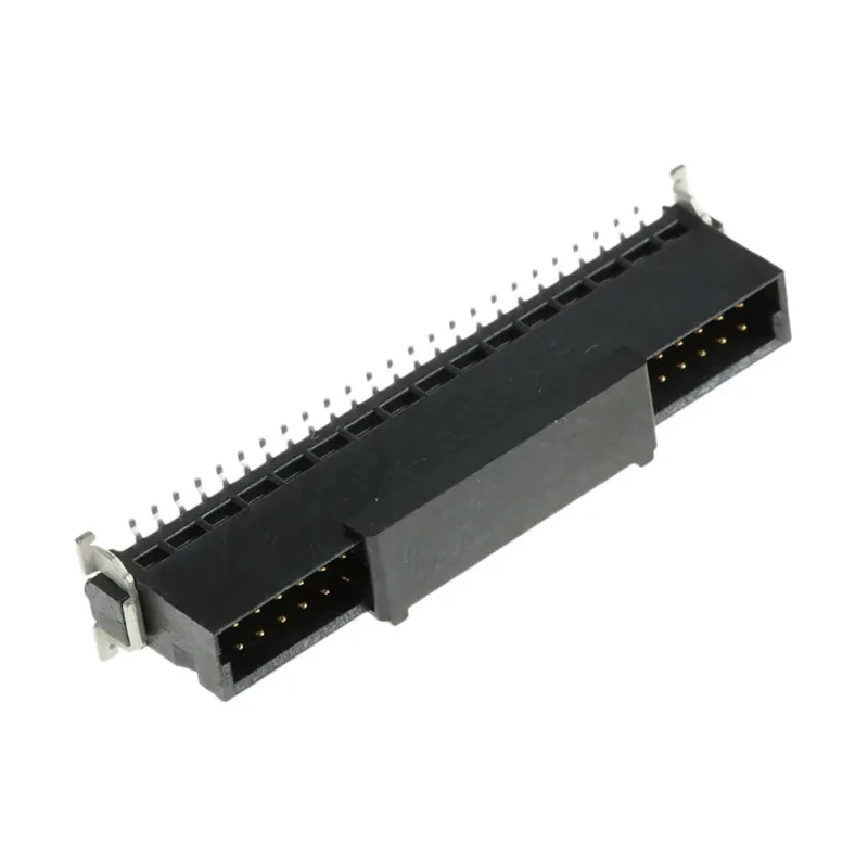 ERNI SMC Series Straight Surface PCB Header, 50 Contacts, 1.27 mm Pitch, 2 Row, Shrouded 063210 / 063210-E