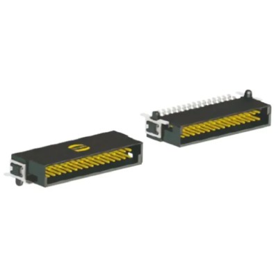 ERNI Har-Flex Series Right Angle Surface PCB Header, 12 Contact(s), 1.27 mm Pitch, 2 Row, Shrouded 15150122601000