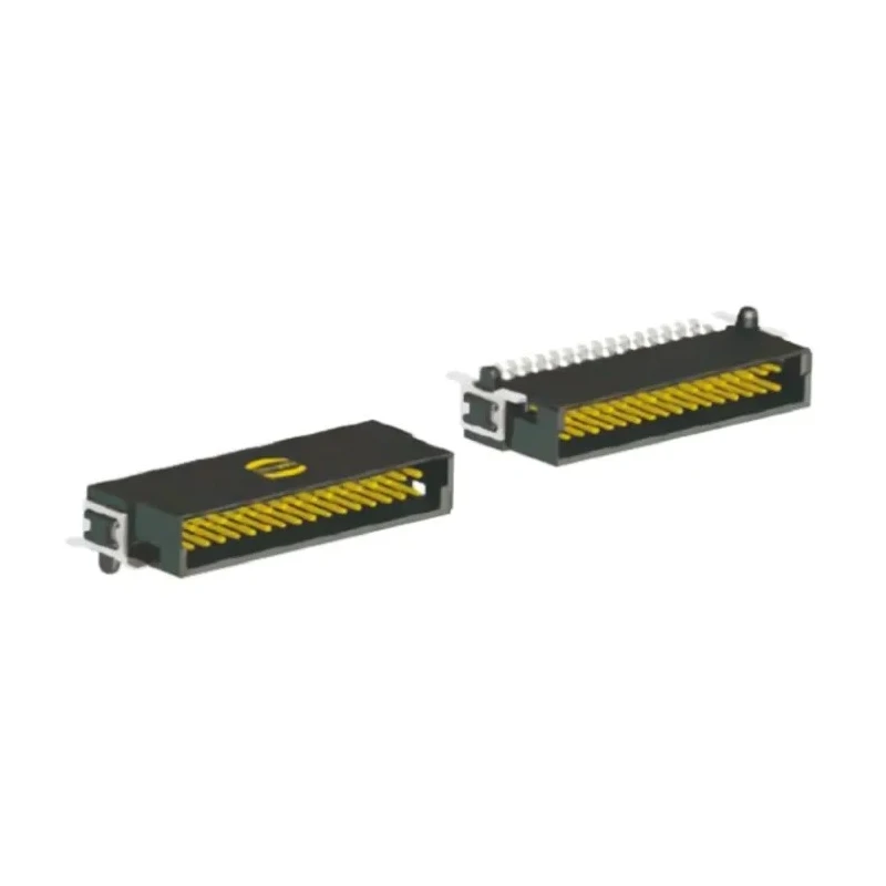 ERNI Har-Flex Series Right Angle Surface PCB Header, 12 Contact(s), 1.27 mm Pitch, 2 Row, Shrouded 15150122601000
