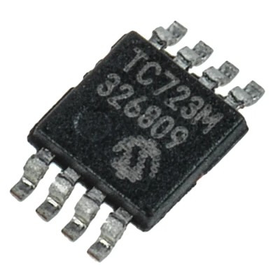 Microchip Digital Output Temperature Sensor SPI Interface Surface Mount 8-Pin MSOP TC72