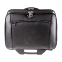 Wenger Protomac 17 in Wheeled Laptop Case Black Nylon 4 Compartments 4.1kg 600661