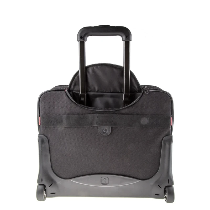 Wenger Protomac 17 in Wheeled Laptop Case Black Nylon 4 Compartments 4.1kg 600661