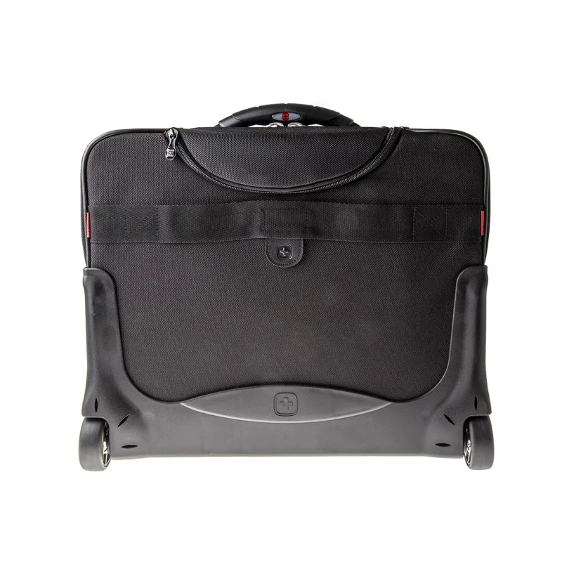 Wenger Protomac 17 in Wheeled Laptop Case Black Nylon 4 Compartments 4.1kg 600661