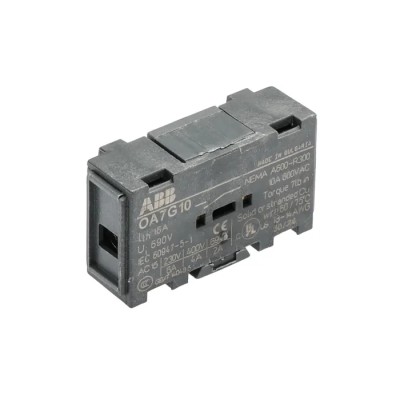 ABB Switch Disconnector Auxiliary Contact Block for OT16 Series IP20 37mm Height OA7G10 1SCA022673R1140