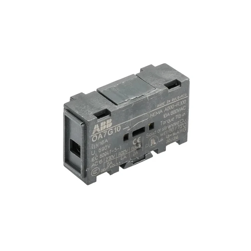 ABB Switch Disconnector Auxiliary Contact Block for OT16 Series IP20 37mm Height OA7G10 1SCA022673R1140