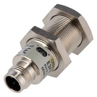 Omron Background Suppression Photoelectric Sensor Barrel Style Detection Range 200 mm PNP Output IP67 IP69K E3FB-LP22