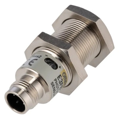 Omron Background Suppression Photoelectric Sensor Barrel Style Detection Range 200 mm PNP Output IP67 IP69K E3FB-LP22