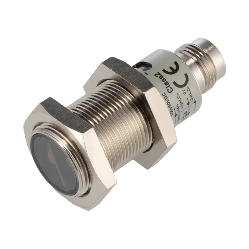 Omron Background Suppression Photoelectric Sensor Barrel Style Detection Range 200 mm PNP Output IP67 IP69K E3FB-LP22