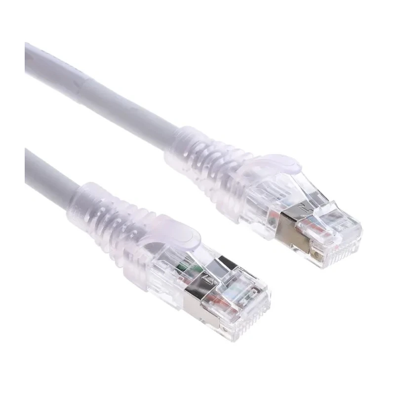 Molex CES 10 m Shielded Cat6a Ethernet Cable Grey RJ45 Male to RJ45 Male 