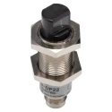 Omron Diffuse Photoelectric Sensor, Barrel Sensor, 300 mm Detection Range, PNP Output, IP67, IP69K Protection E3RB-DP22