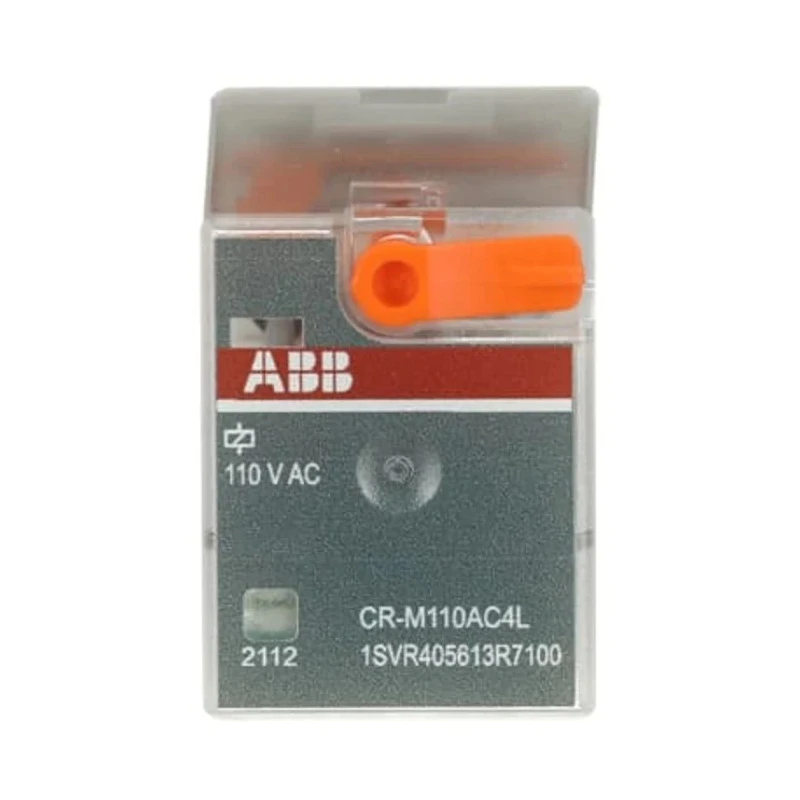 ABB Power Relay 110V AC Coil Voltage 6A Switching Current SPDT Contact Configuration 1SVR405613R7100 CR-M110AC4L