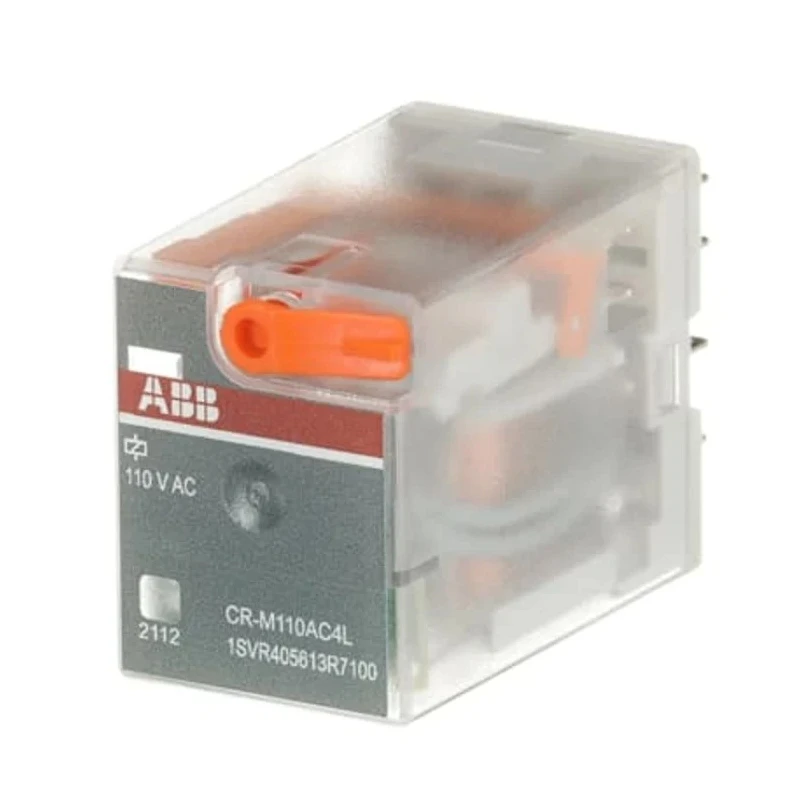 ABB Power Relay 110V AC Coil Voltage 6A Switching Current SPDT Contact Configuration 1SVR405613R7100 CR-M110AC4L