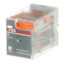 ABB Snap-On Interface Relay 24V AC Coil 6A Switching Current SPDT CRM Series 1SVR405613R0100 CR-M024AC4L