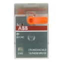 ABB Snap-On Interface Relay 24V AC Coil 6A Switching Current SPDT 1SVR405618R0100 CR-M024AC4LG