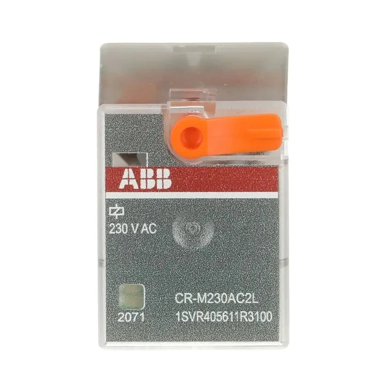 ABB Snap-On Interface Relay 230V AC Coil 12A Switching Current SPDT 1SVR405611R3100 CR-M230AC2L