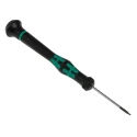 Wera Precision Screwdriver with T2 Tip, 40 mm Chrome Plated Blade, Bi-Material Ergonomic Handle, 137mm Overall 05118036001