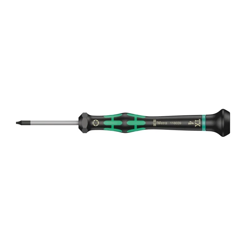 Wera Precision Precision Screwdriver T4 Tip, 40 mm Blade, 137 mm Overall 05118039001