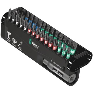 Wera Hex Screwdriver Bit Set Impact Bit Set Diamond Tipped, 31 Pieces 05057690001