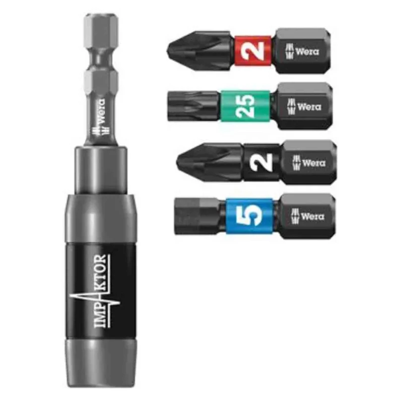 Wera Hex Screwdriver Bit Set Impact Bit Set Diamond Tipped, 31 Pieces 05057690001