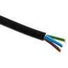 RS PRO 3 Core Power Cable Black 0.75mm² 70 °C 100 m Polyvinyl Chloride 775-5851