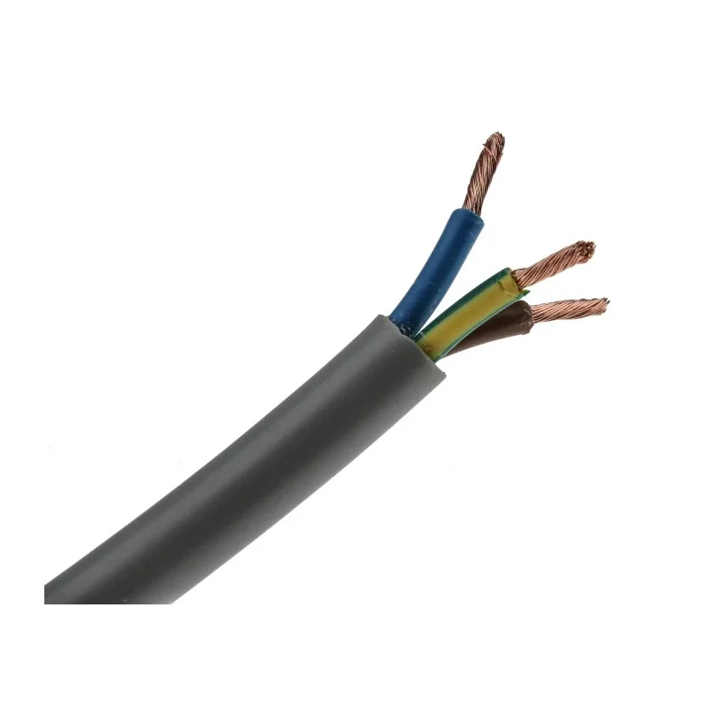 RS PRO 3 Core Power Cable Grey 2.5mm² 70 °C 100 m Polyvinyl Chloride 775-5895