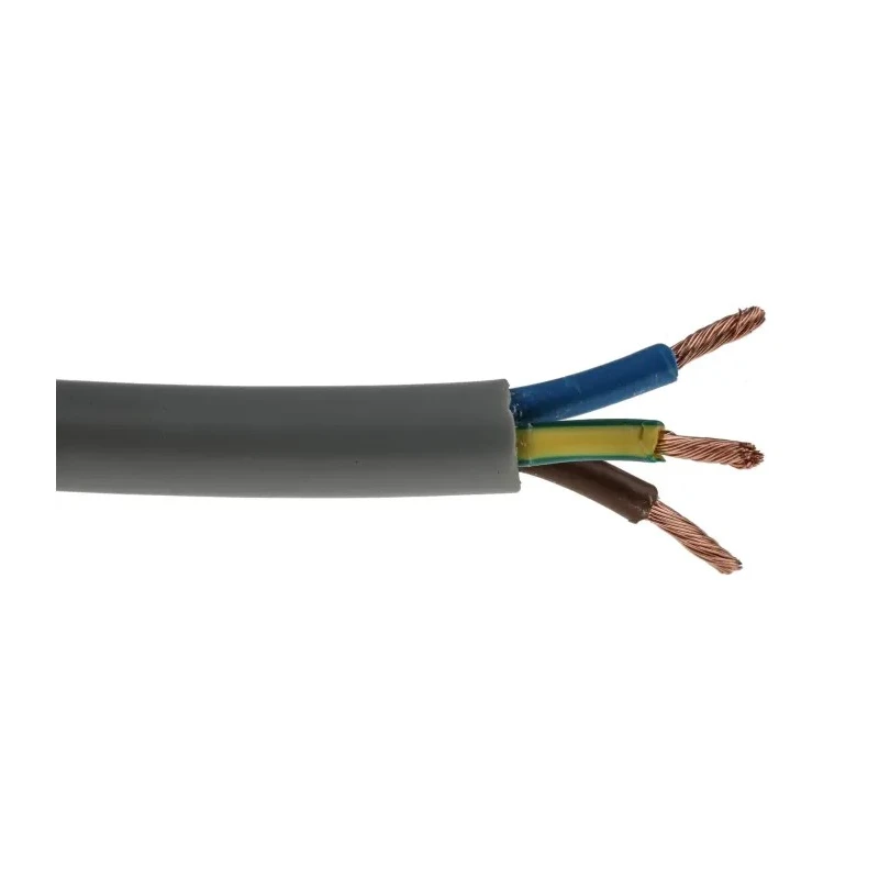 RS PRO 3 Core Power Cable Grey 2.5mm² 70 °C 100 m Polyvinyl Chloride 775-5895