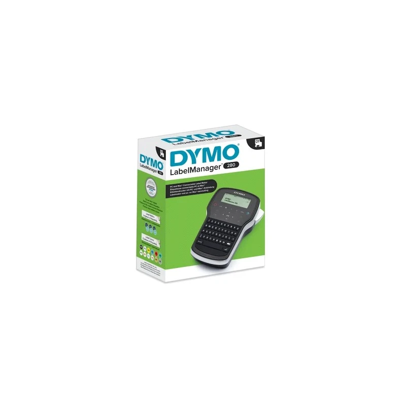Dymo LabelManager 280 Handheld Label Printer 12 mm Max Label Width, USB Connectivity, Manual Cutter S0968960