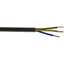 RS PRO 3 Core Power Cable Black 1.5mm² 70 °C 100 m Polyvinyl Chloride 775-6123
