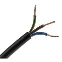 RS PRO 3 Core Power Cable Black 1.25mm² 300/500V Polyvinyl Chloride Jacket 7.6mm Diameter 100 m 70 °C 775-6126