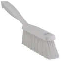 Vikan White Hand Brush with 47 mm Bristle Length, Soft Bristles for Fine Particle Sweeping, Polypropylene and 45875