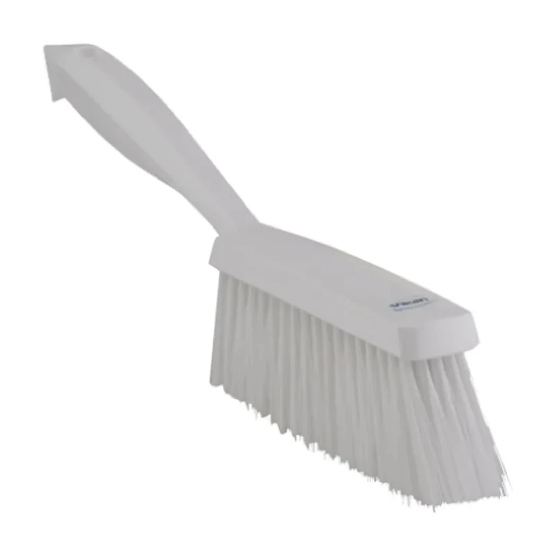 Vikan White Hand Brush with 47 mm Bristle Length, Soft Bristles for Fine Particle Sweeping, Polypropylene and 45875