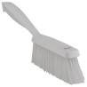 Vikan White Hand Brush with 47 mm Bristle Length, Soft Bristles for Fine Particle Sweeping, Polypropylene and 45875
