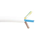 RS PRO 3 Core Power Cable White 2.5mm² 70 °C 100 m Polyvinyl Chloride 775-6139