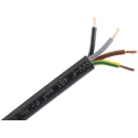 RS PRO 4 Core Power Cable Black 1mm² 300/500V 70°C PVC Jacket 100 m 775-6145